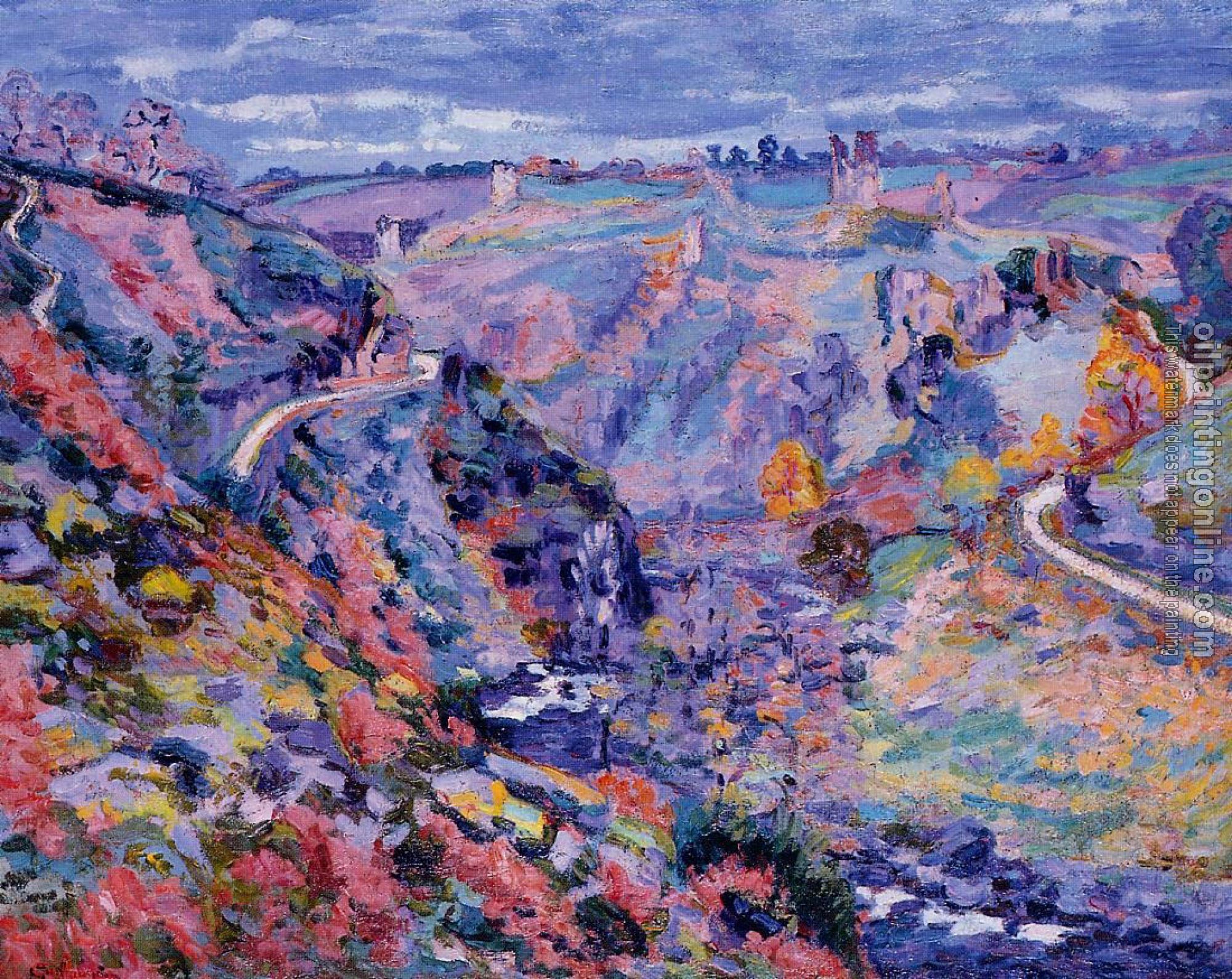 Guillaumin, Armand - Crozant Landscape